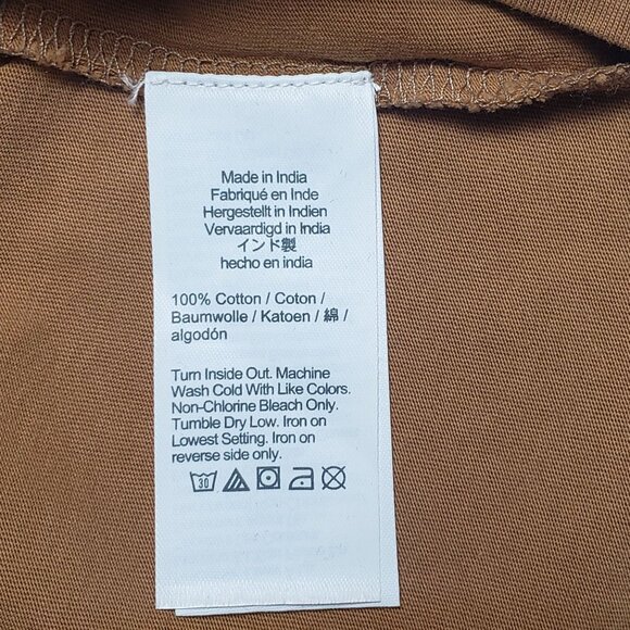 J.Crew Factory Collector's Tee Sequin Fall Leaves Graphic Tee Women's XS Mustard - Picture 11 of 16